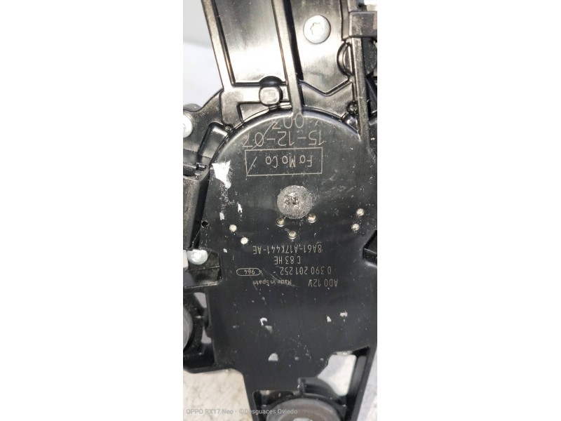 Recambio de motor limpia trasero para ford fiesta (ccn) trend referencia OEM IAM 0390201252 8A61A17K441AE 