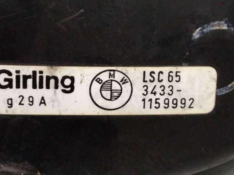 Recambio de servofreno para bmw serie 3 berlina (e36) 1.8 cat (m43) referencia OEM IAM 1159992   Recambio de servofreno para bmw serie 3 berlina (e36) 1.8 cat (m43) referencia OEM IAM 1159992