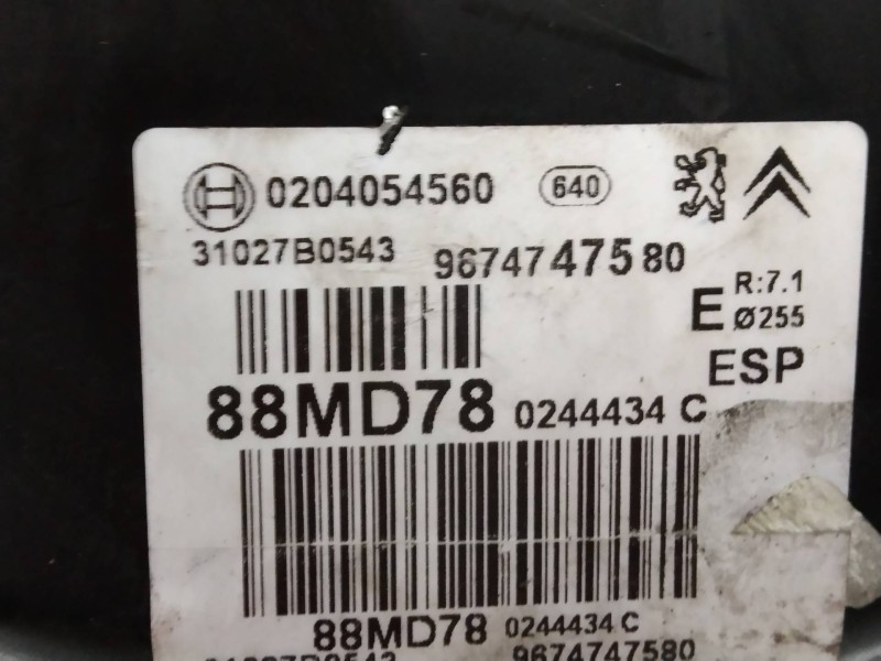 Recambio de servofreno para citroen c4 lim. tonic referencia OEM IAM 9674747580 0204054560 