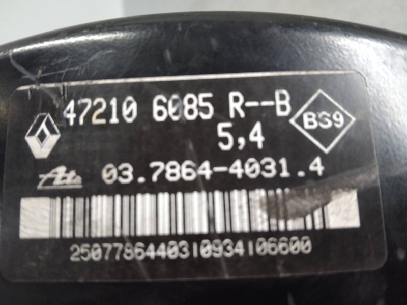 Recambio de servofreno para dacia dokker laureate referencia OEM IAM 472106085R 03786440314  Recambio de servofreno para dacia dokker laureate referencia OEM IAM 472106085R 03786440314