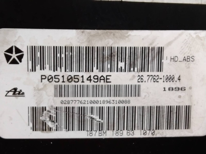 Recambio de servofreno para dodge caliber 2.0 16v crd cat referencia OEM IAM P05105149AE   Recambio de servofreno para dodge caliber 2.0 16v crd cat referencia OEM IAM P05105149AE
