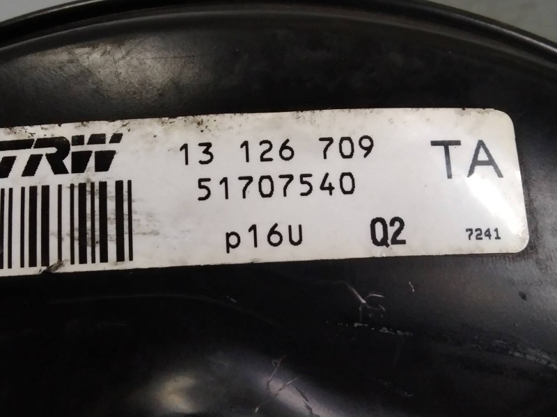 Recambio de servofreno para fiat croma (194) 1.9 8v jtd cat (939a1000 / 192a8000) referencia OEM IAM 51707540 13126709 