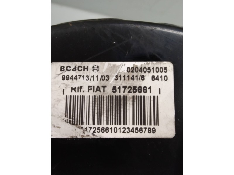 Recambio de servofreno para fiat idea (135) 1.4 referencia OEM IAM 0204051005 51725661 
