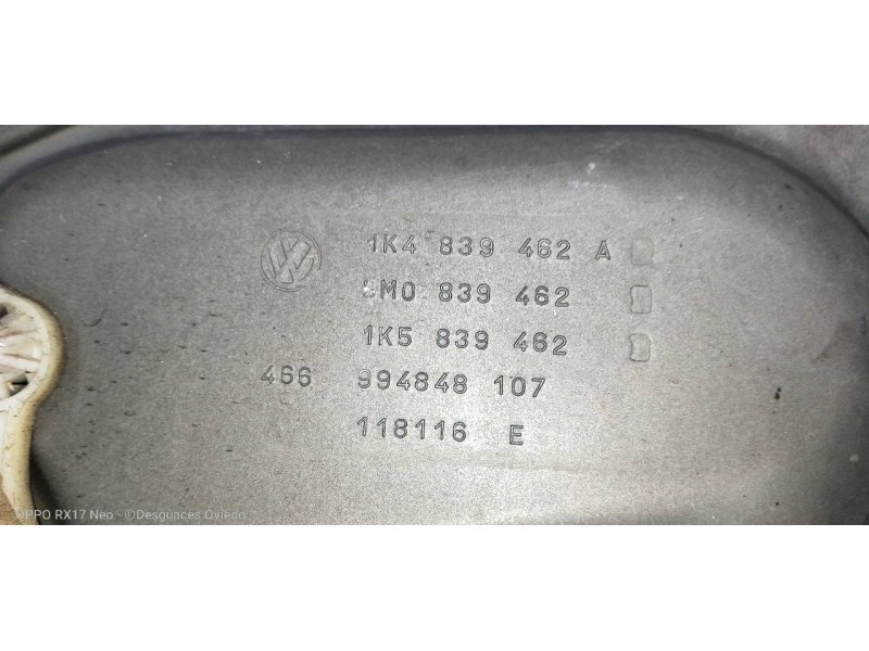 Recambio de elevalunas trasero derecho para volkswagen golf v berlina (1k1) highline referencia OEM IAM 1K4839462A 5M0839462 1K4