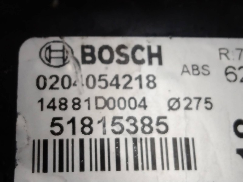 Recambio de servofreno para lancia delta (181) 1.4 turbo cat referencia OEM IAM 0204054218 51815385 