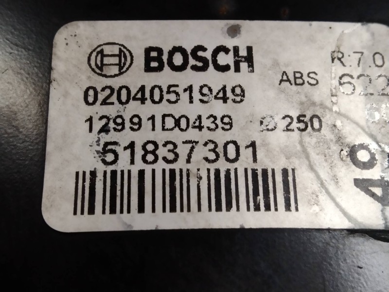 Recambio de servofreno para lancia delta (181) argento referencia OEM IAM 0204051949 51837301 