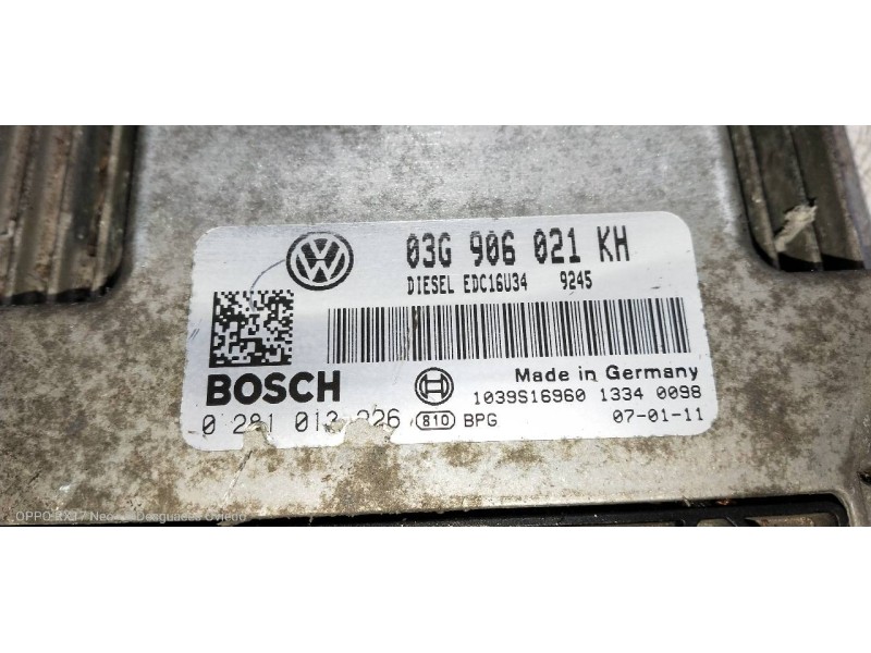 Recambio de centralita motor uce para volkswagen golf v berlina (1k1) highline referencia OEM IAM 03G906021KH  