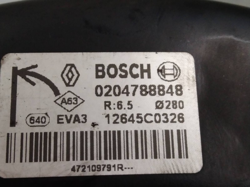 Recambio de servofreno para mercedes citan (w415) furgon 1.5 cdi cat referencia OEM IAM 0204788848 12645C0326 