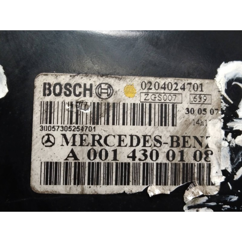 Recambio de servofreno para mercedes vito caja cerrada 6.03  109 cdi compacto (639.601) referencia OEM IAM A0014300108 024024701