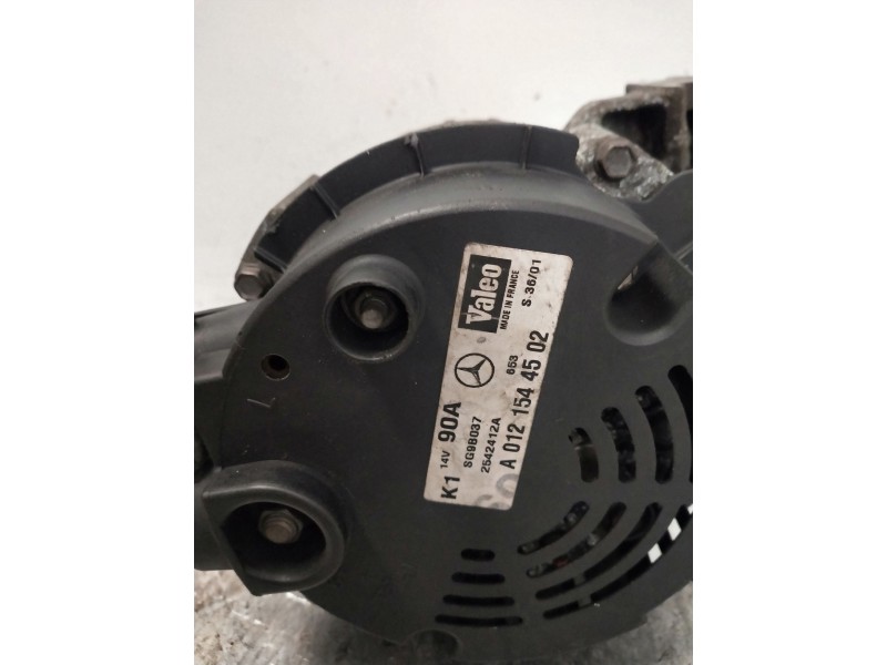 Recambio de alternador para mercedes clase a (w168) 140 (168.031) referencia OEM IAM A0121544502  
