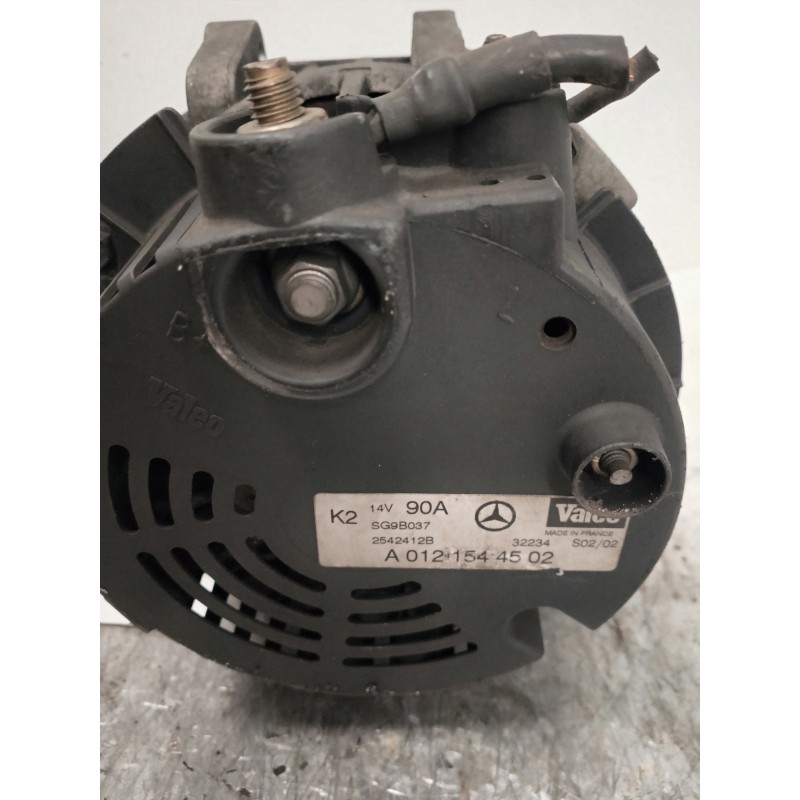 Recambio de alternador para mercedes clase a (w168) 160 cdi (168.007) referencia OEM IAM A01201544502 VALEO 