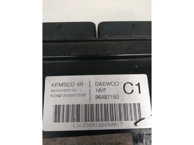 Recambio de centralita motor uce para daewoo tacuma 1.6 cat referencia OEM IAM 96487150 S010016037E0 4R 1AIF C1