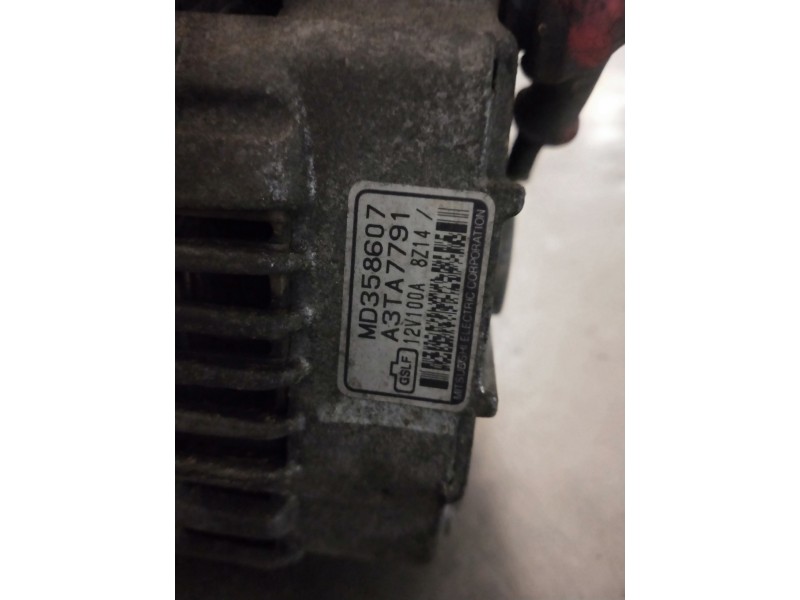 Recambio de alternador para mitsubishi space wagon (n80/n90) referencia OEM IAM MD358607  