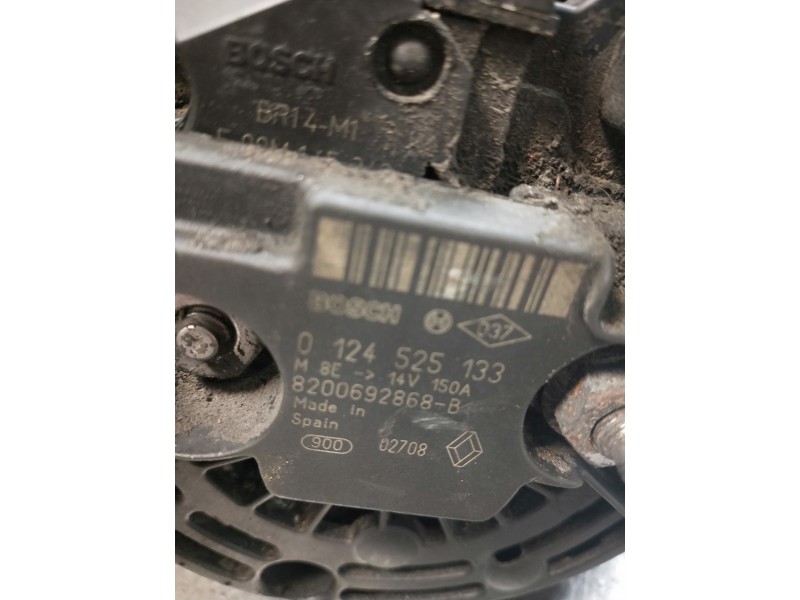 Recambio de alternador para nissan interstar mod. 04 (x70) caja cerrada, l3h3, techo sobr referencia OEM IAM 0124525133  