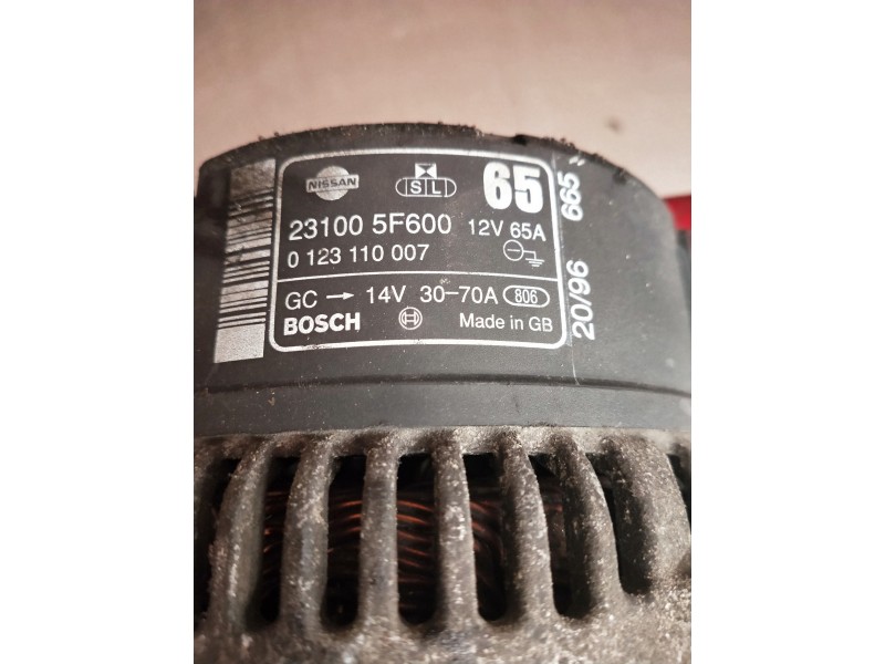 Recambio de alternador para nissan micra (k11) s (1996) referencia OEM IAM 231005F600  