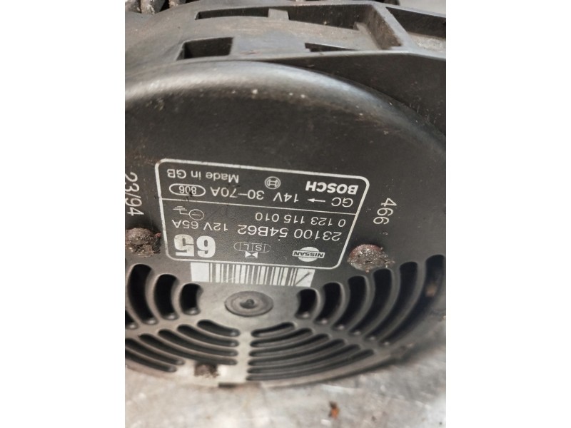 Recambio de alternador para nissan micra (k11) motion referencia OEM IAM 2310054B62  