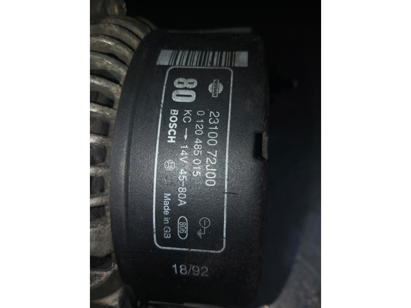 Recambio de alternador para nissan primera berlina (p11) sportive referencia OEM IAM 2310072J00  