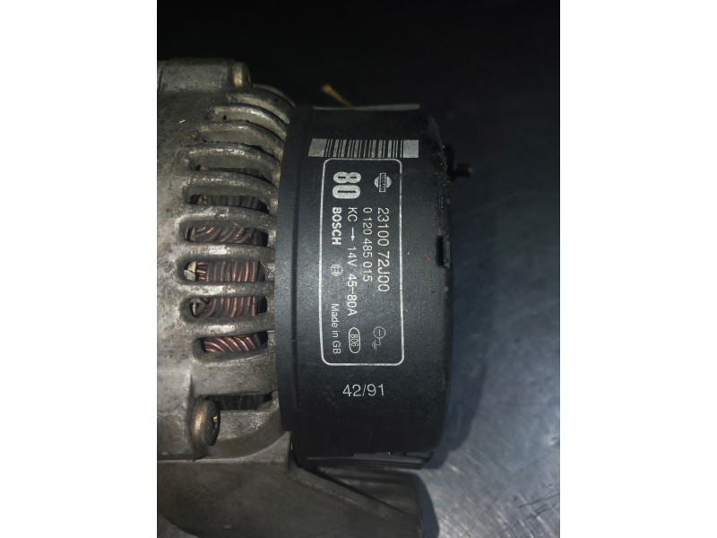 Recambio de alternador para nissan primera berl./familiar (p10/w10) slx traveller (w10) referencia OEM IAM 2310072J00  