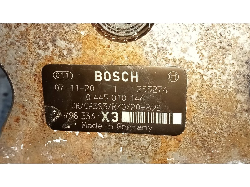 Recambio de bomba inyeccion para bmw x5 (e70) 3.0d referencia OEM IAM 0445010146 7798333 BOSCH