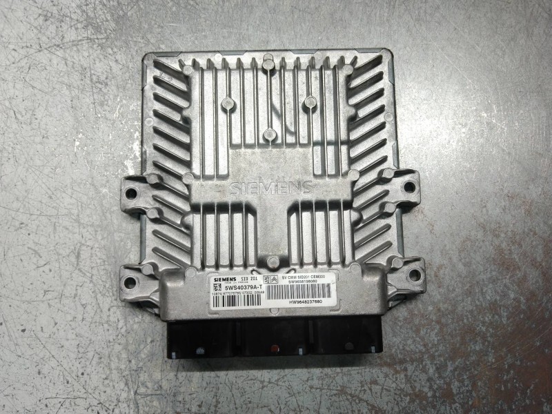 Recambio de centralita motor uce para peugeot 407 coupe pack referencia OEM IAM 5WS40379AT SW9658198080 HW9648237680 SID201