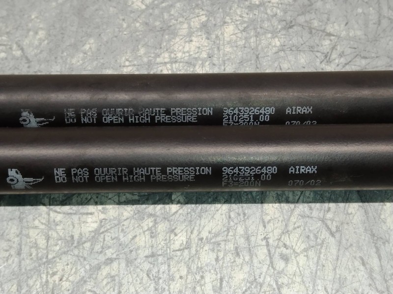 Recambio de amortiguadores capo para peugeot 607 (s1) básico referencia OEM IAM 9643926480  200N