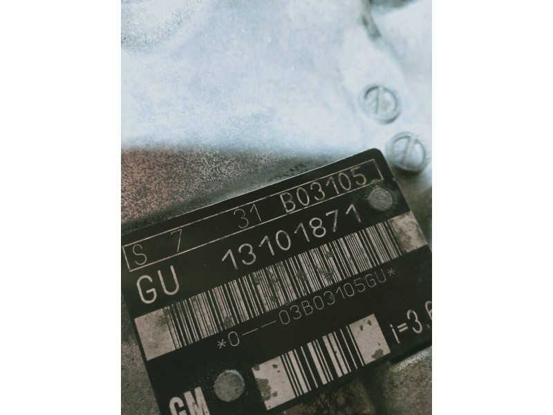 Recambio de caja cambios para opel vectra c berlina comfort referencia OEM IAM 13101871 GU13101871 S731 B03105