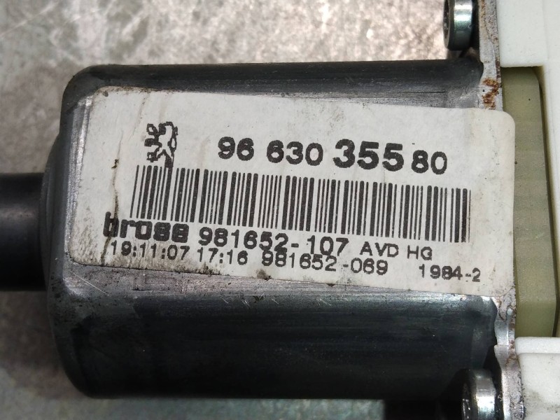 Recambio de elevalunas delantero derecho para peugeot 407 coupe pack referencia OEM IAM 9663035580 981652107 2P