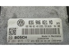 Recambio de centralita motor uce para volkswagen touran (1t2) highline referencia OEM IAM 0281015172 03G906021ND  2