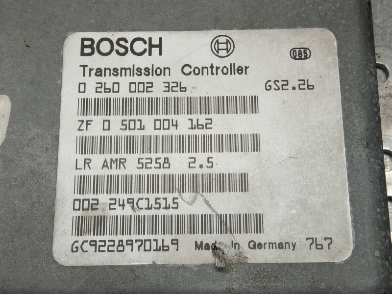 Recambio de centralita cambio automatico para land rover range rover (lp) dse (100kw) referencia OEM IAM 0260002326  