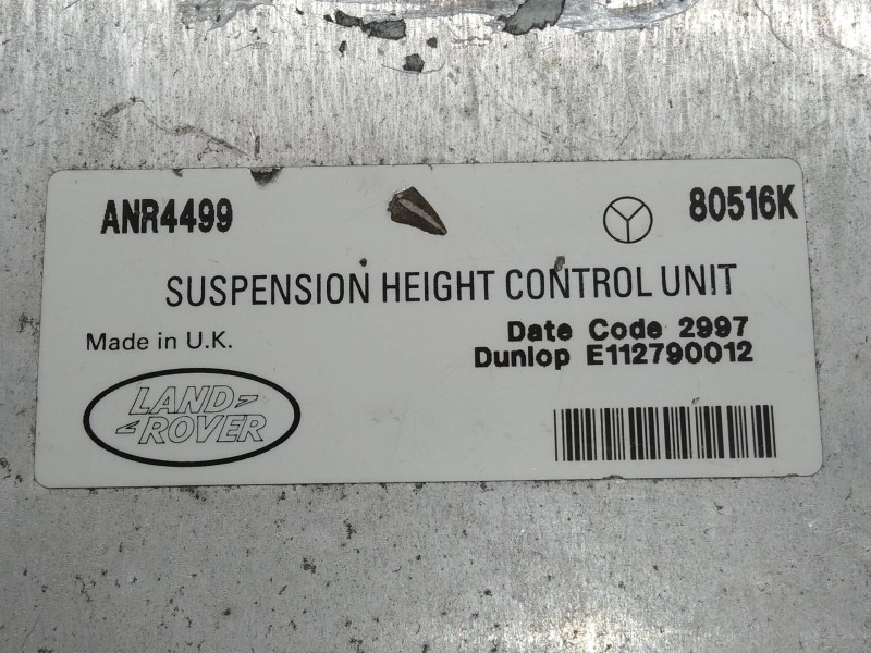 Recambio de centralita suspension para land rover range rover (lp) dse (100kw) referencia OEM IAM ANR4499 80516K 