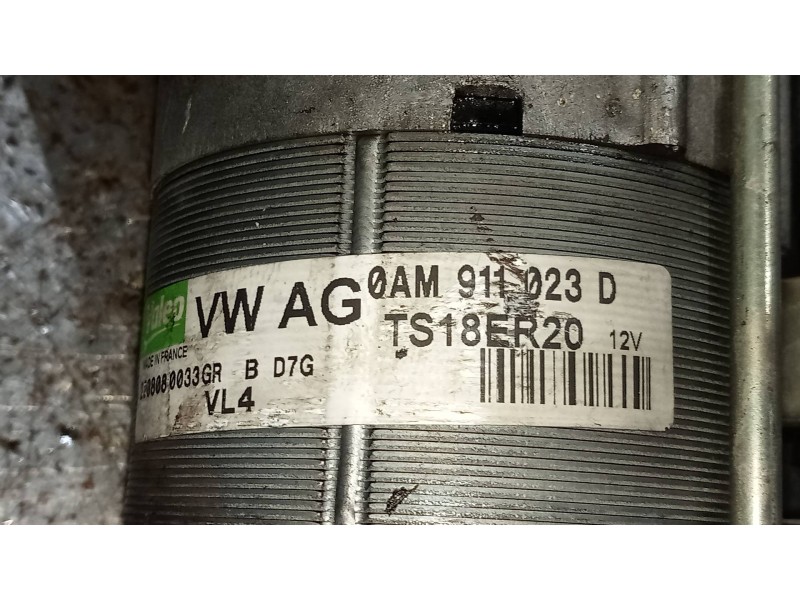 Recambio de motor arranque para volkswagen touran (1t2) highline referencia OEM IAM 0AM911023D TS18ER20 