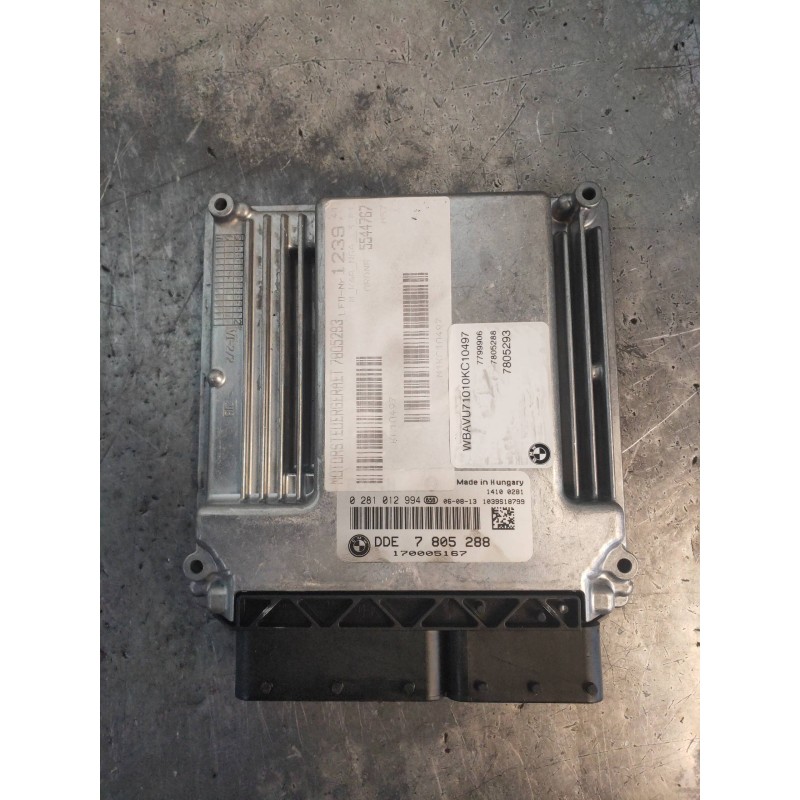Recambio de centralita motor uce para bmw serie 3 touring (e91) 325d referencia OEM IAM 0281012994 7805288 170005167