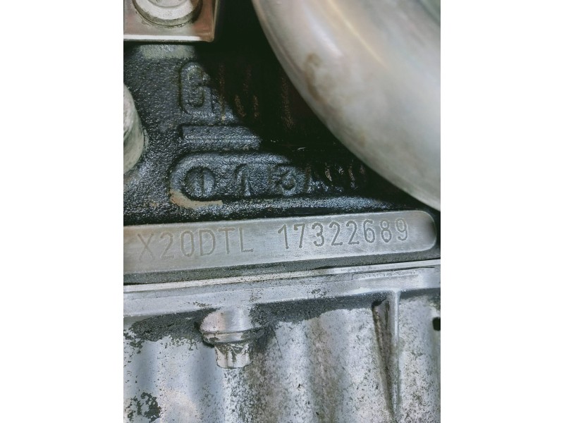 Recambio de motor completo para opel astra g berlina sportive referencia OEM IAM X20DTL 17322689 BOSCH