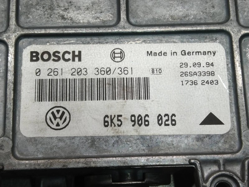 Recambio de centralita motor uce para seat ibiza (6k) 1.4 referencia OEM IAM 0261203360 0261203361 6K5906026