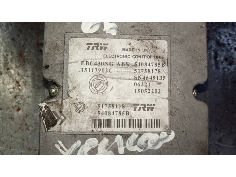 Recambio de abs para lancia ypsilon (101) 1.4 16v oro (10.2006) referencia OEM IAM 51758178 15113902C 54084785B