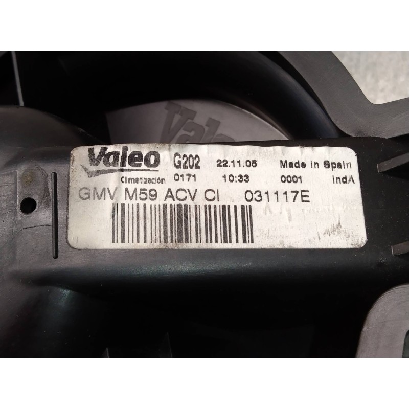Recambio de motor calefaccion para citroen berlingo 1.9 d 600 furg. referencia OEM IAM 031117E M49030668Q 