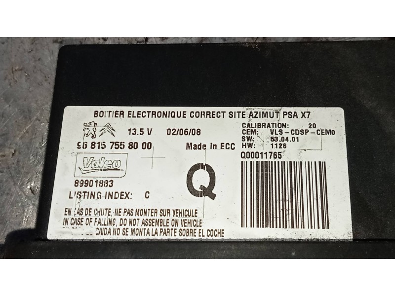 Recambio de modulo electronico para citroen c5 berlina exclusive referencia OEM IAM 9681575580 89901883 