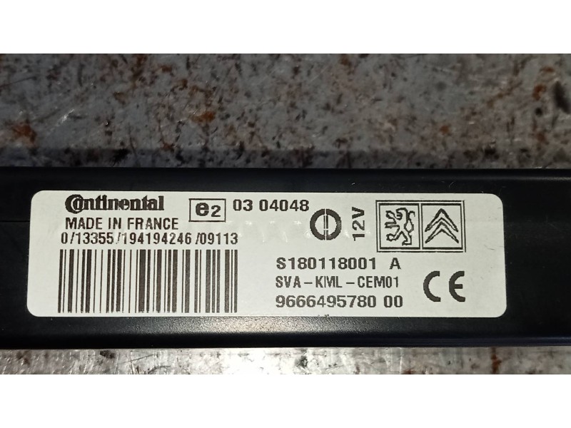 Recambio de modulo electronico para citroen c5 berlina exclusive referencia OEM IAM 9666495780 S180118001A 