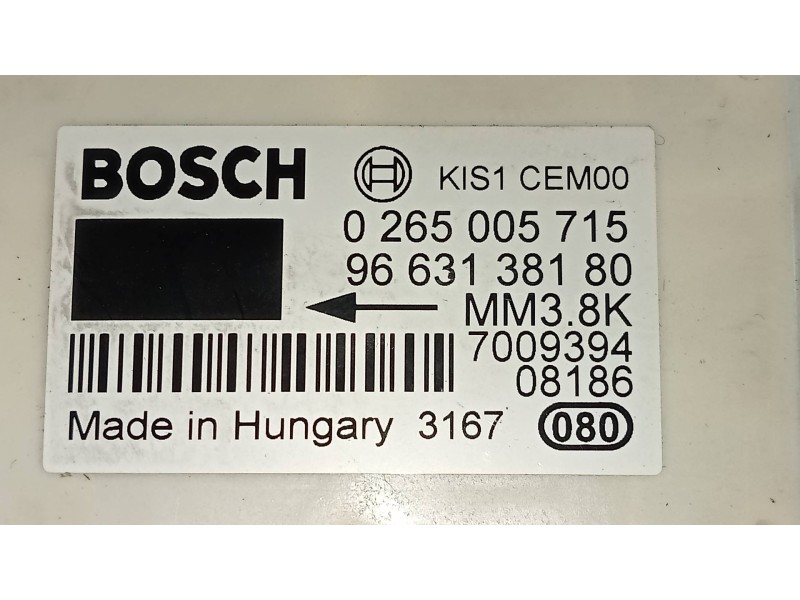 Recambio de modulo electronico para citroen c5 berlina exclusive referencia OEM IAM 0265005715 9663138180 