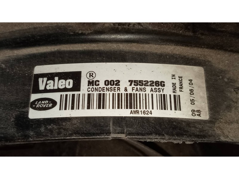 Recambio de electroventilador para land rover range rover (lp) dse (100kw) referencia OEM IAM MC002755226G  