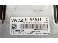 Recambio de centralita motor uce para volkswagen golf vii sportsvan 1.6 tdi referencia OEM IAM 0281018510 04L907309B  2