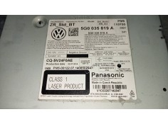 Recambio de sistema audio / radio cd para volkswagen golf vii sportsvan 1.6 tdi referencia OEM IAM 5G0035819A CQSV24F0AE  2