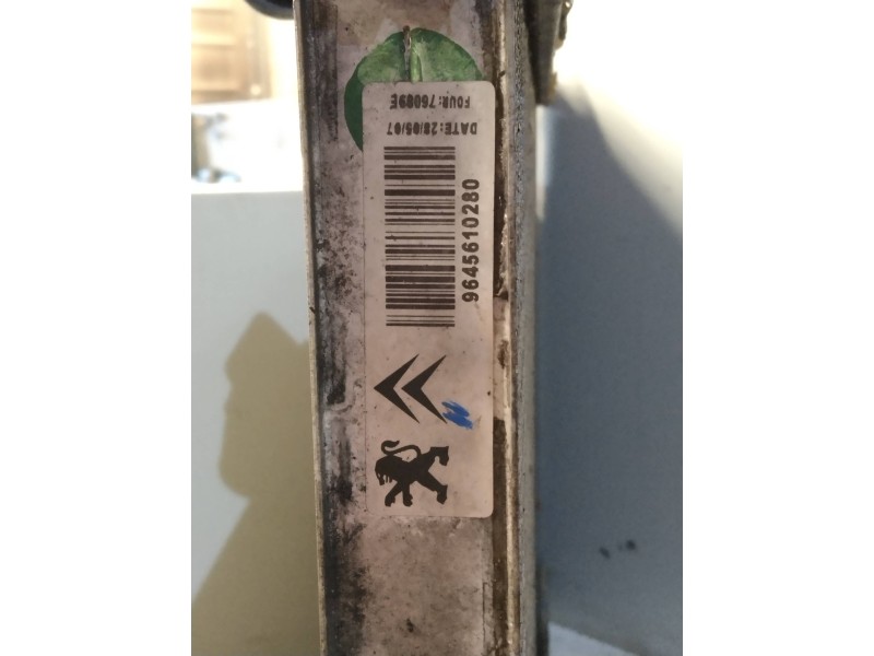 Recambio de radiador agua para peugeot 407 coupe pack referencia OEM IAM   