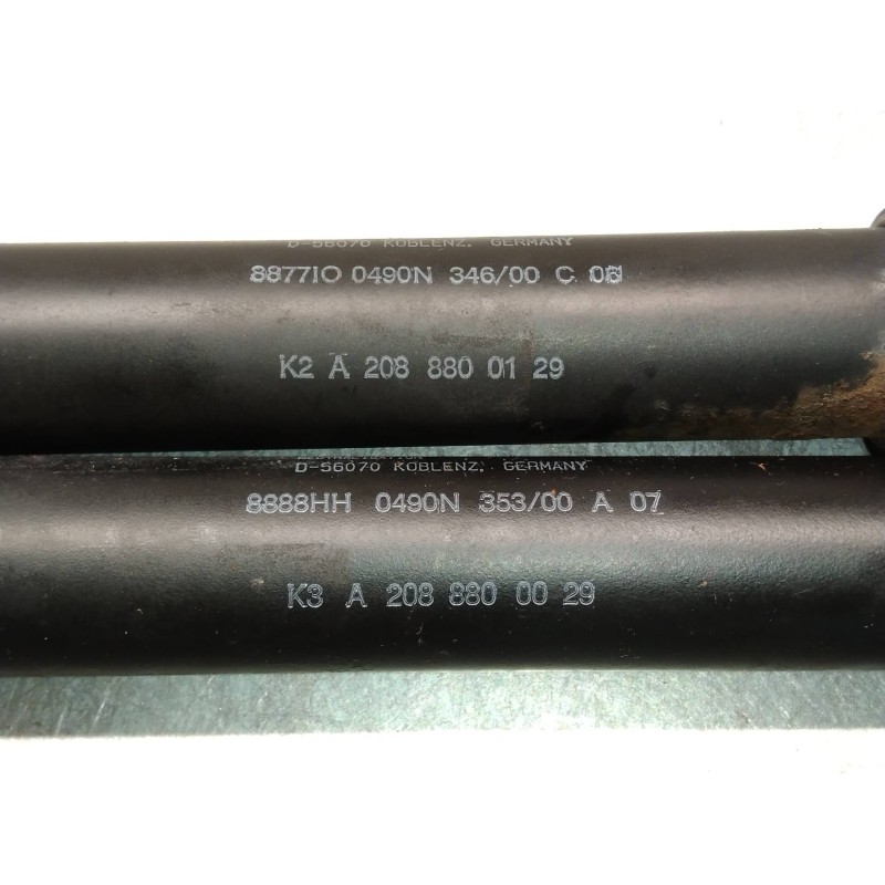 Recambio de amortiguadores capo para mercedes clase clk (w208) coupe 230 compressor (evo) (208.348) referencia OEM IAM A20888000