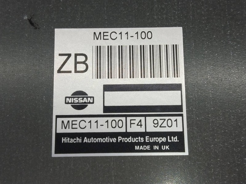 Recambio de centralita motor uce para nissan primera berlina (p11) comfort referencia OEM IAM MEC11100 ZB 