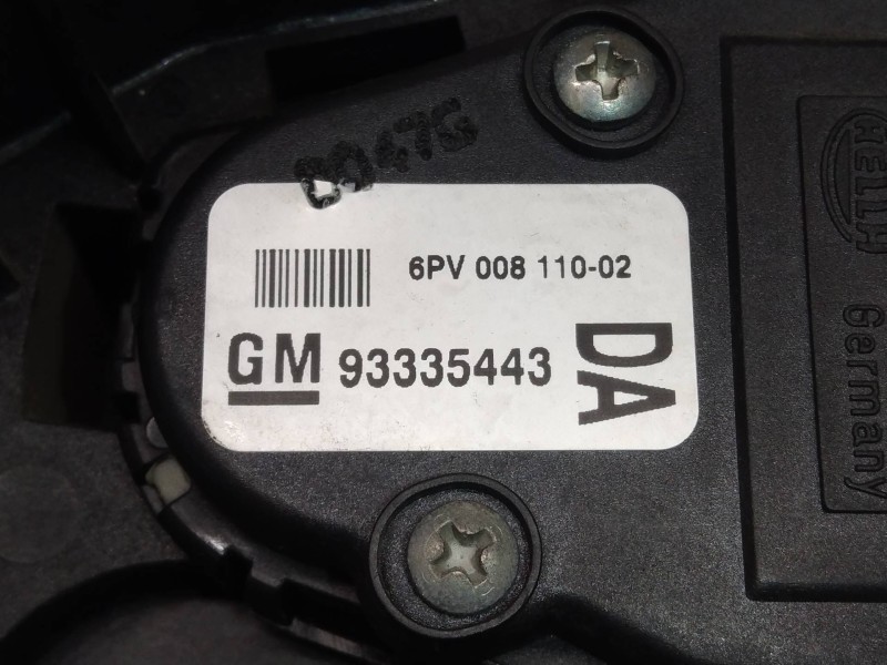 Recambio de potenciometro pedal para opel meriva enjoy referencia OEM IAM 6PV00811002 93335443 
