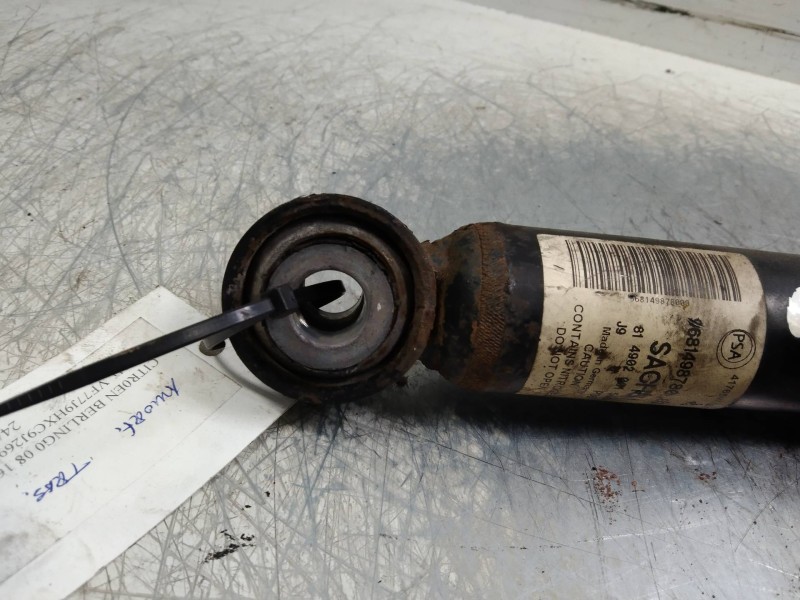 Recambio de amortiguador trasero para citroen berlingo 1.6 16v hdi referencia OEM IAM 9681498780  
