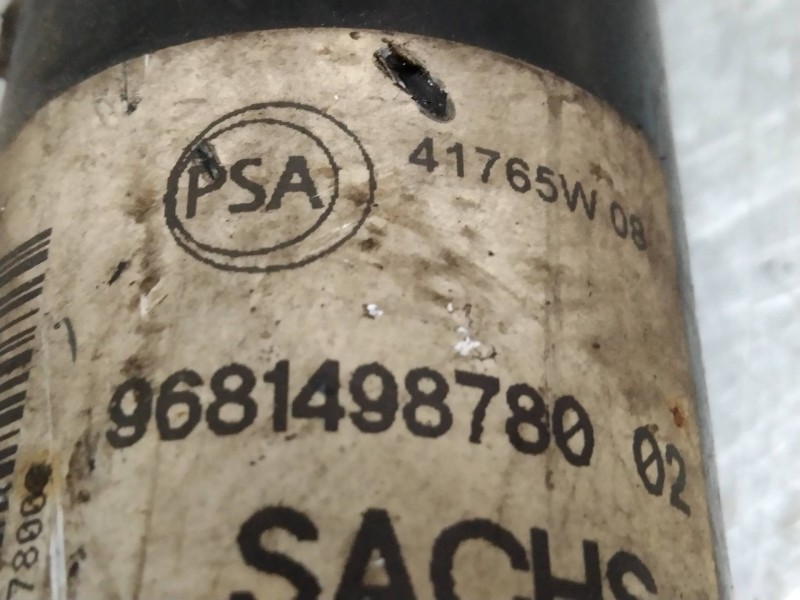 Recambio de amortiguador trasero para citroen berlingo cuadro 1.6 16v hdi fap referencia OEM IAM 9681498780  