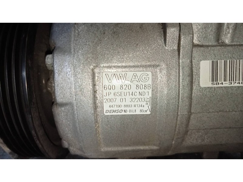 Recambio de compresor aire acondicionado para seat ibiza (6l1) ecomotive referencia OEM IAM 4471908893 6Q0820808B 