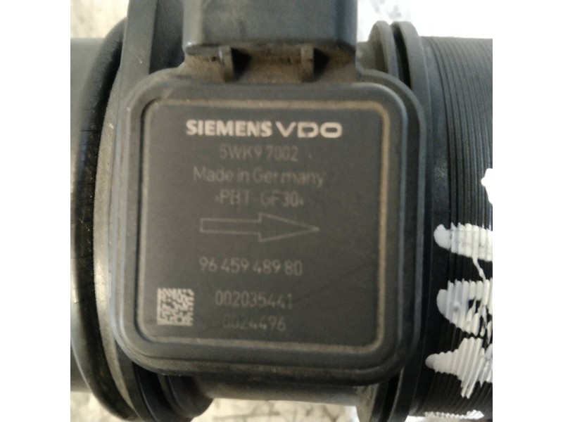 Recambio de caudalimetro para peugeot 407 referencia OEM IAM 5WK97002  